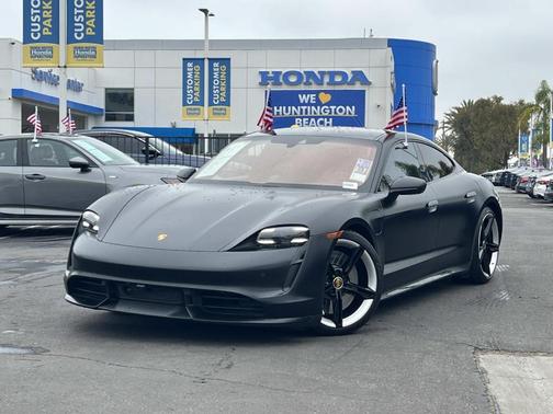 Black 2020 Porsche Taycan Turbo