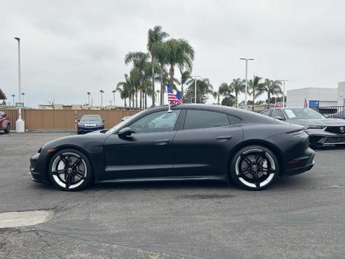 Black 2020 Porsche Taycan Turbo