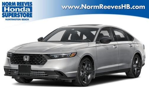 Solar Silver Metallic 2026 Honda Accord Hybrid Sport-L