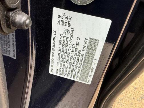 2019 Honda Odyssey EX-L