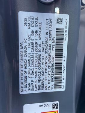 2026 Honda CR-V LX 2WD