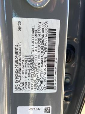 2025 Honda Accord Hybrid Base