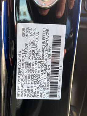 2026 Honda CR-V Hybrid Sport-L FWD