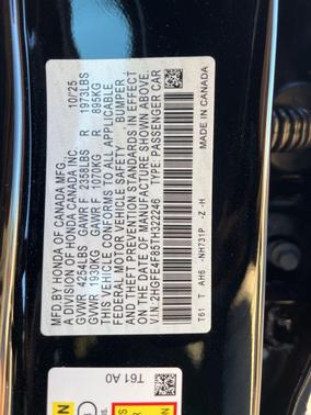 2026 Honda Civic Hybrid Sport