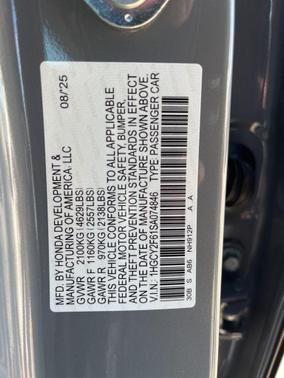 2025 Honda Accord Hybrid EX-L