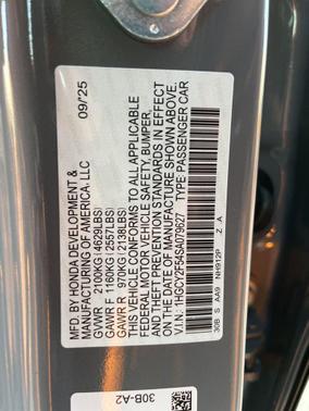 2025 Honda Accord Hybrid Base