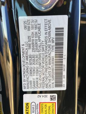 2026 Honda CR-V Hybrid Sport-L FWD