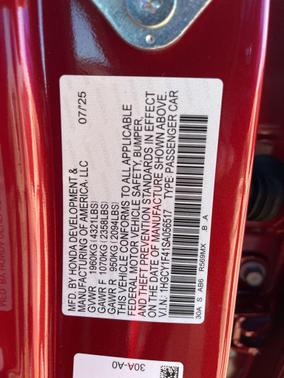 2025 Honda Accord Sport SE 1.5T