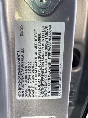 2025 Honda Accord Sport SE 1.5T