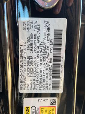 2026 Honda CR-V Hybrid Sport Touring AWD