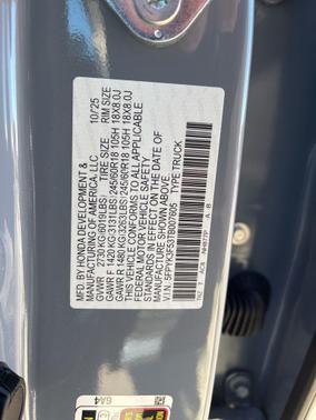 2026 Honda Ridgeline RTL