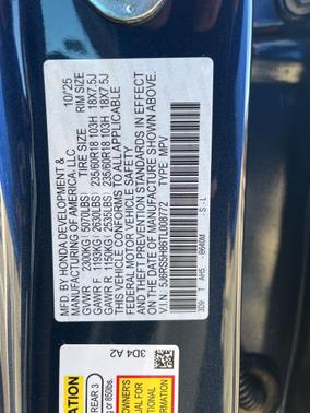 2026 Honda CR-V Hybrid Sport-L FWD