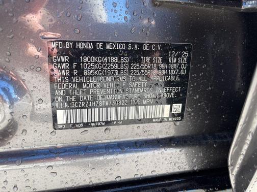 2026 Honda HR-V EX-L