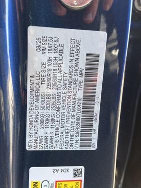 2026 Honda CR-V Hybrid Sport-L FWD