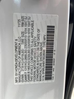 2026 Honda Odyssey Touring