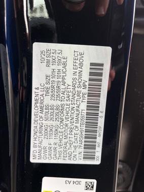 2026 Honda CR-V Hybrid Sport Touring AWD