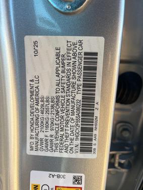 2025 Honda Accord Hybrid Base
