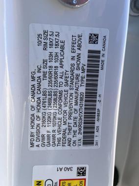 2026 Honda CR-V EX-L 2WD