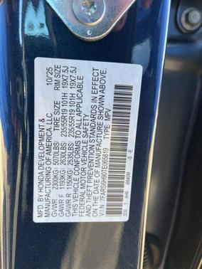 2026 Honda CR-V Hybrid Sport Touring AWD