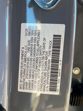 2026 Honda Ridgeline RTL