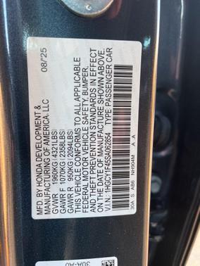 2025 Honda Accord Sport SE 1.5T