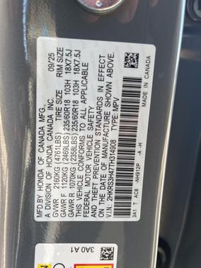 2026 Honda CR-V EX 2WD