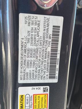 2026 Honda CR-V Hybrid Sport-L FWD