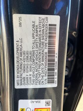 2025 Honda Accord Sport SE 1.5T