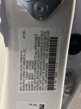 2025 Honda Civic Sport