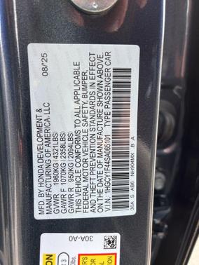 2025 Honda Accord Sport SE 1.5T