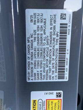 2026 Honda CR-V EX-L 2WD