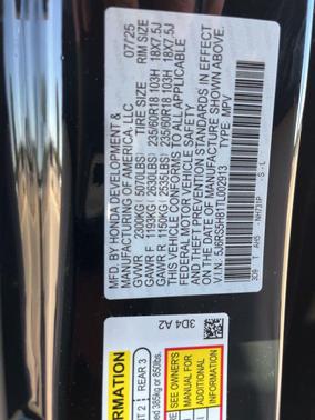 2026 Honda CR-V Hybrid Sport-L FWD