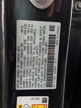 2026 Honda CR-V EX 2WD