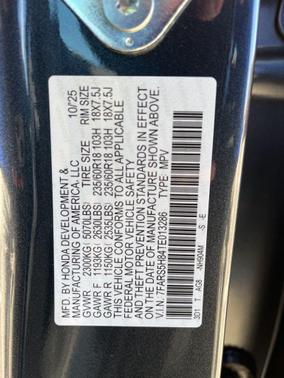 2026 Honda CR-V Hybrid Sport-L FWD