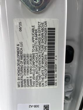 2025 Honda Accord Hybrid Base