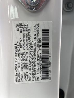 2026 Honda CR-V Hybrid Sport Touring AWD