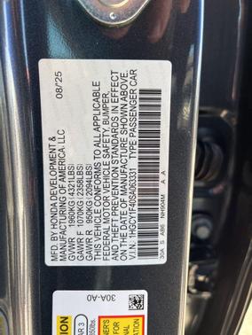 2025 Honda Accord Sport SE 1.5T