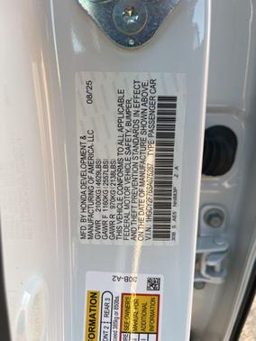 2025 Honda Accord Hybrid Base