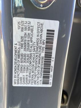 2026 Honda CR-V Hybrid Sport-L AWD