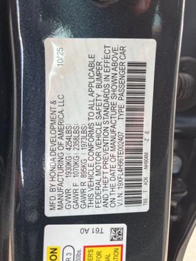 2026 Honda Civic Hybrid Sport Touring