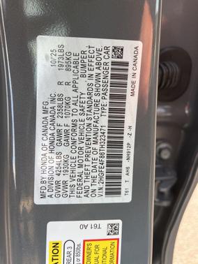 2026 Honda Civic Hybrid Sport