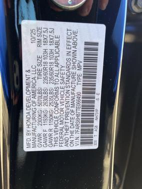 2026 Honda CR-V Hybrid Sport-L AWD