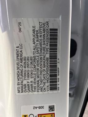 2025 Honda Accord Hybrid Base