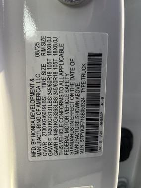 2025 Honda Ridgeline TrailSport