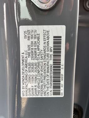 2026 Honda CR-V Hybrid Sport-L AWD