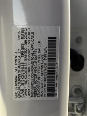 2025 Honda Pilot Elite