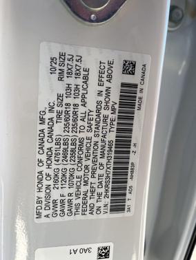 2026 Honda CR-V EX-L 2WD