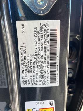 2025 Honda Accord Sport SE 1.5T