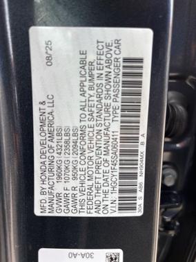 2025 Honda Accord Sport SE 1.5T