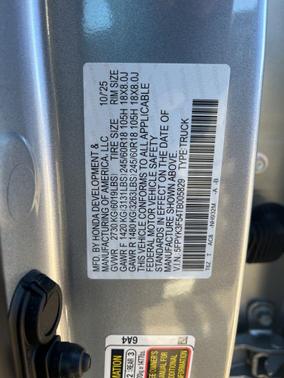 2026 Honda Ridgeline RTL